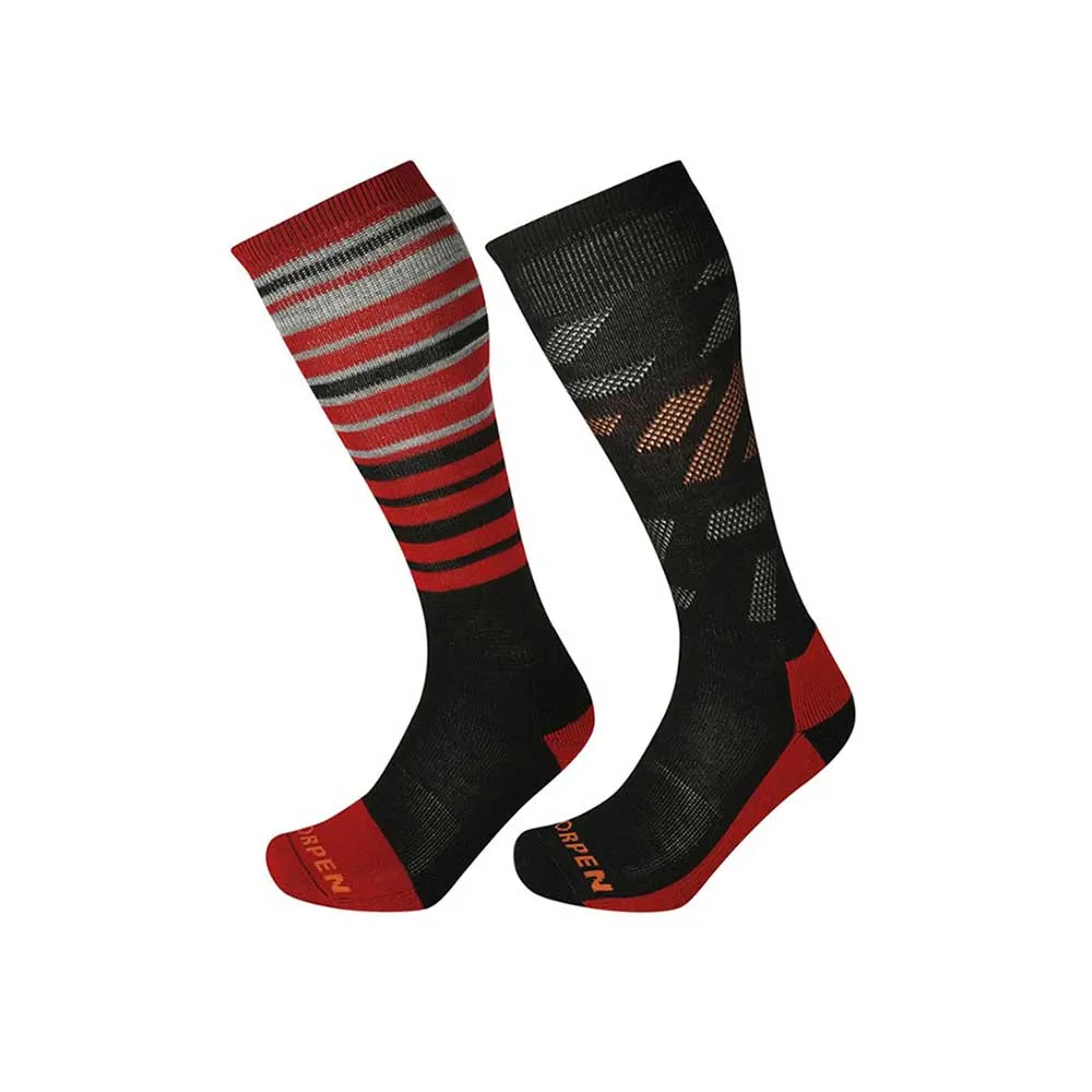 西班牙製中性環保美麗諾羊毛中筒雪襪兩對裝 Ski Mid M 2 pairs Merino Wool ECO