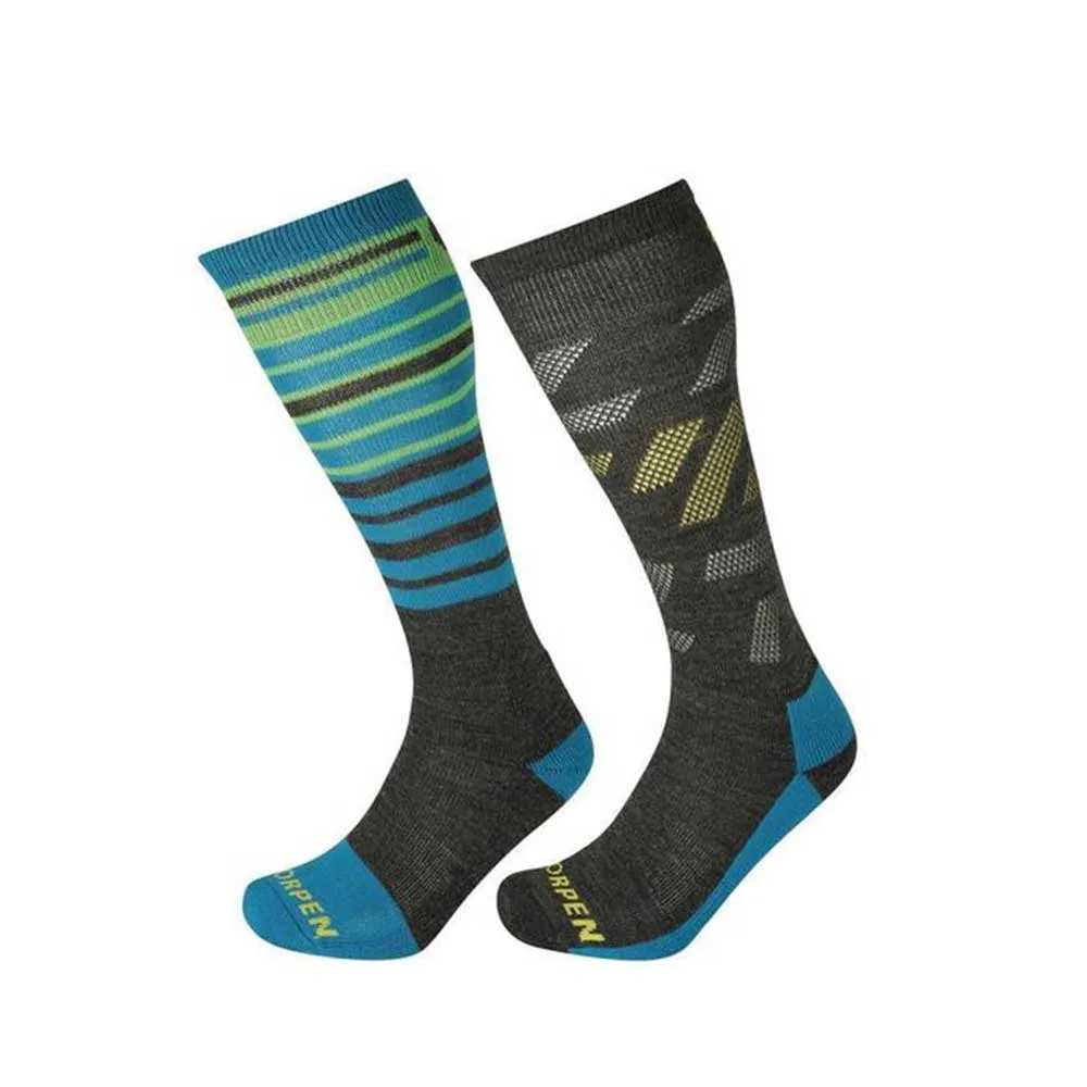 西班牙製中性環保美麗諾羊毛中筒雪襪兩對裝 Ski Mid M 2 pairs Merino Wool ECO