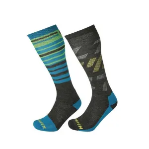 西班牙製中性環保美麗諾羊毛中筒雪襪兩對裝 Ski Mid M 2 pairs Merino Wool ECO
