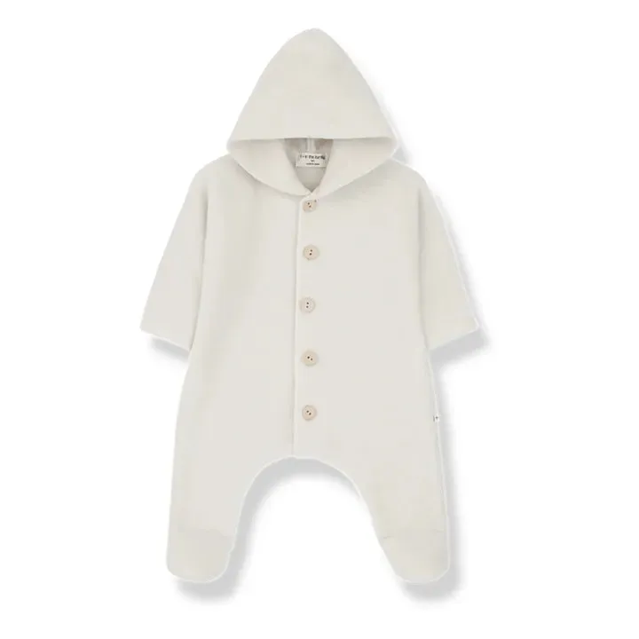 1  In The Family Beate Polar Snowsuit Ecru