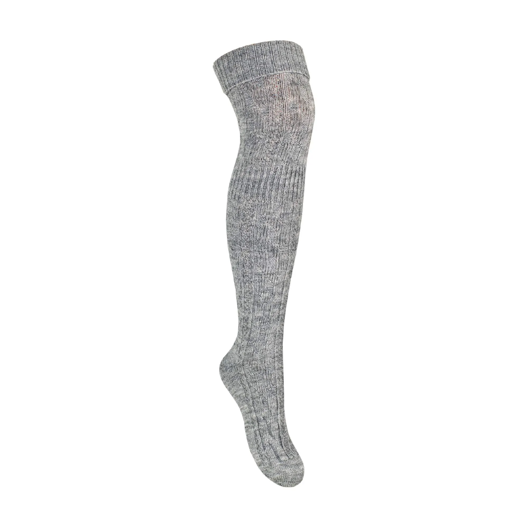 1 Pack Ladies Over The Knee Wool Socks (2 Sizes)