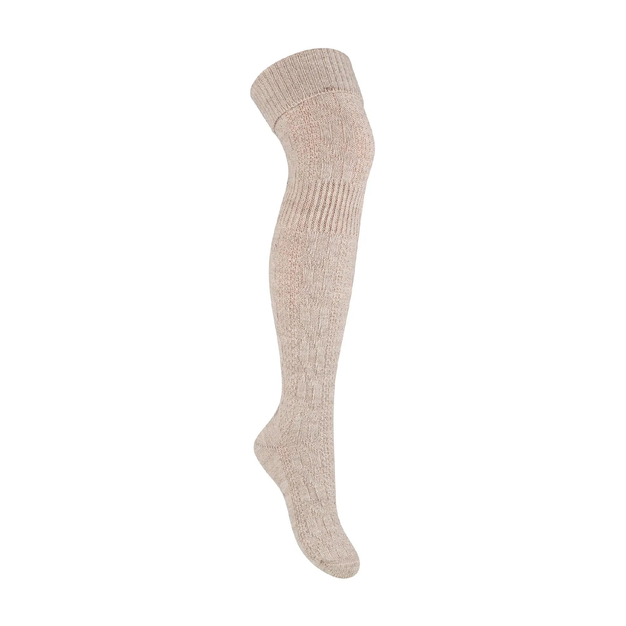 1 Pack Ladies Over The Knee Wool Socks (2 Sizes)