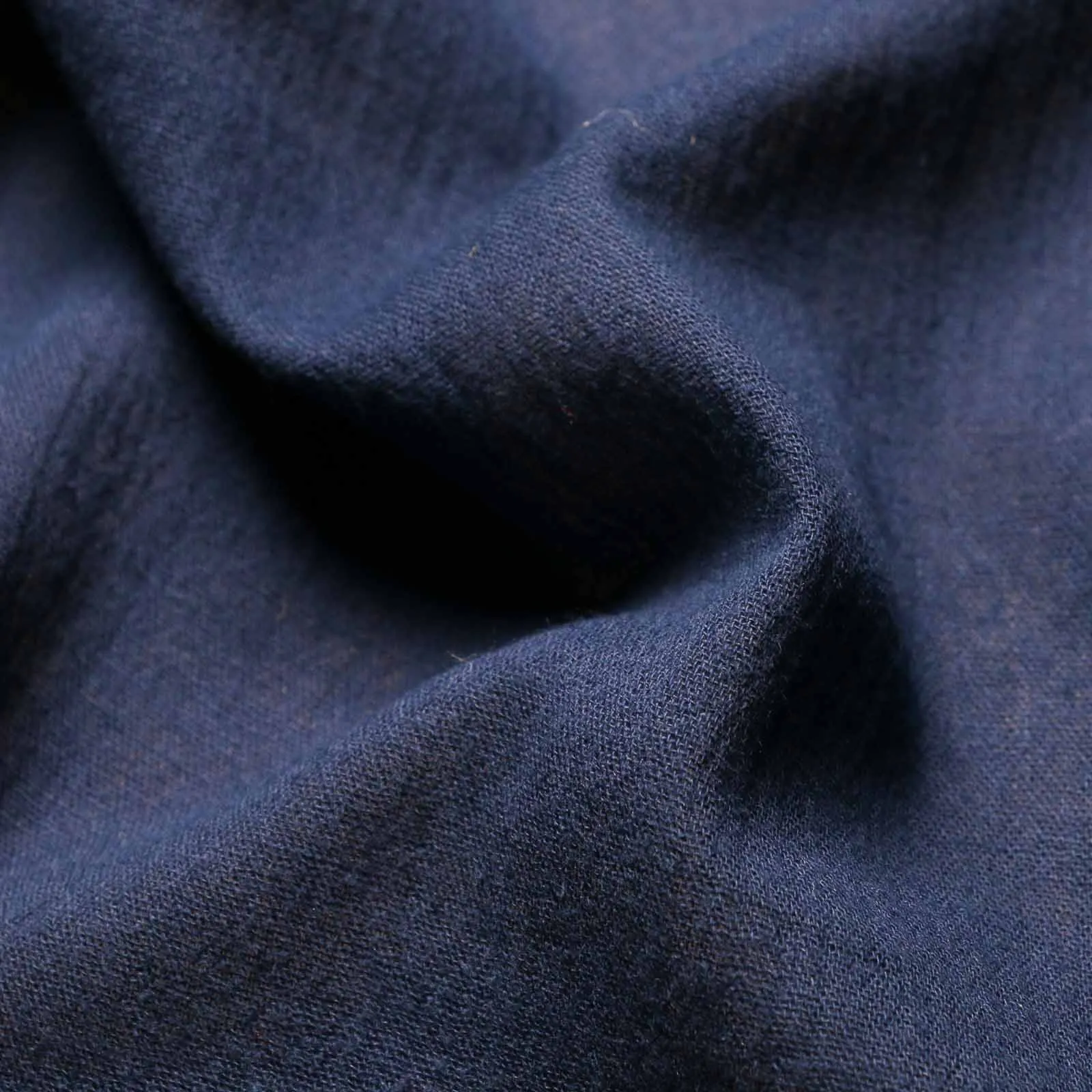 100% Cotton Gauze - Off-white, navy and red
