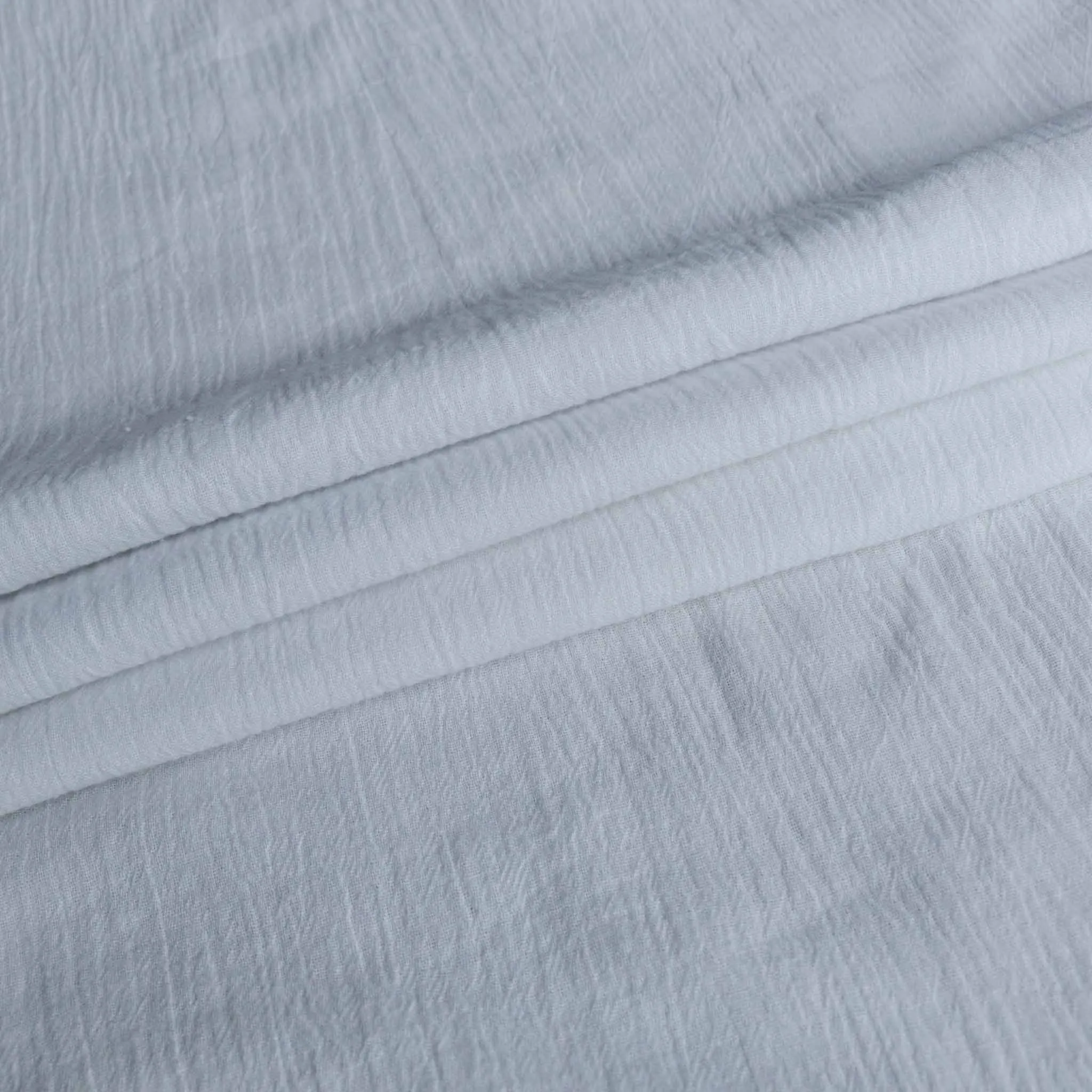 100% Cotton Gauze - Off-white, navy and red