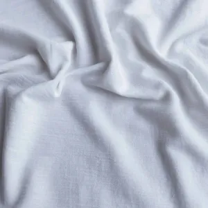 100% Cotton Gauze - Off-white, navy and red