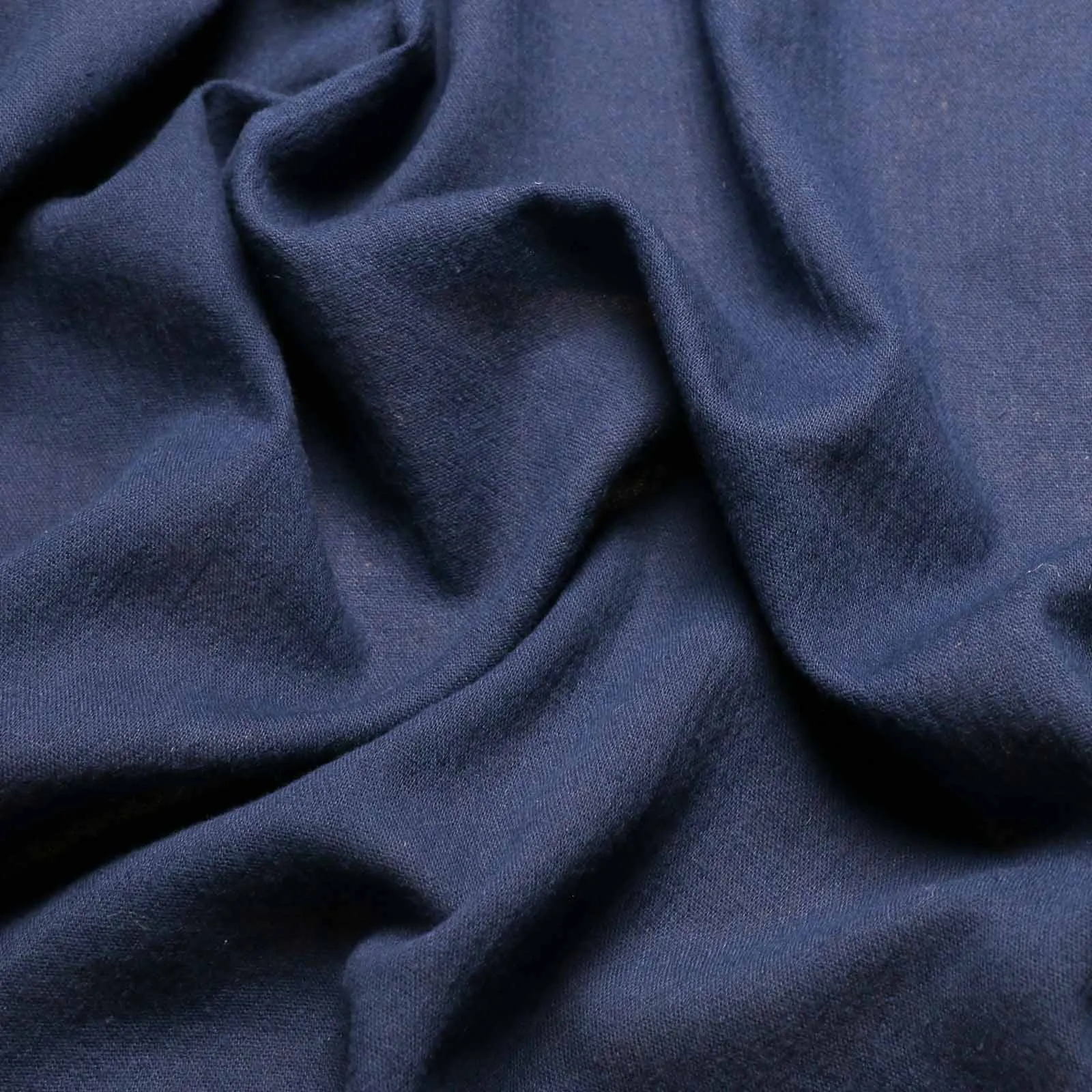 100% Cotton Gauze - Off-white, navy and red