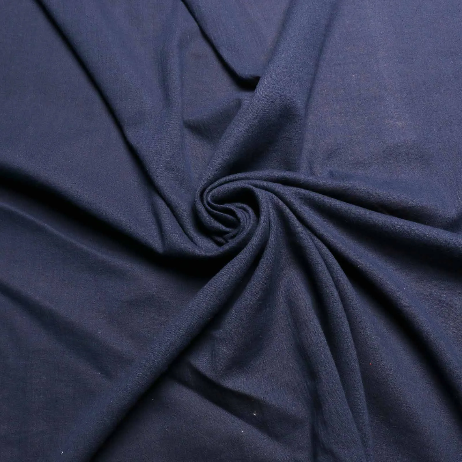 100% Cotton Gauze - Off-white, navy and red