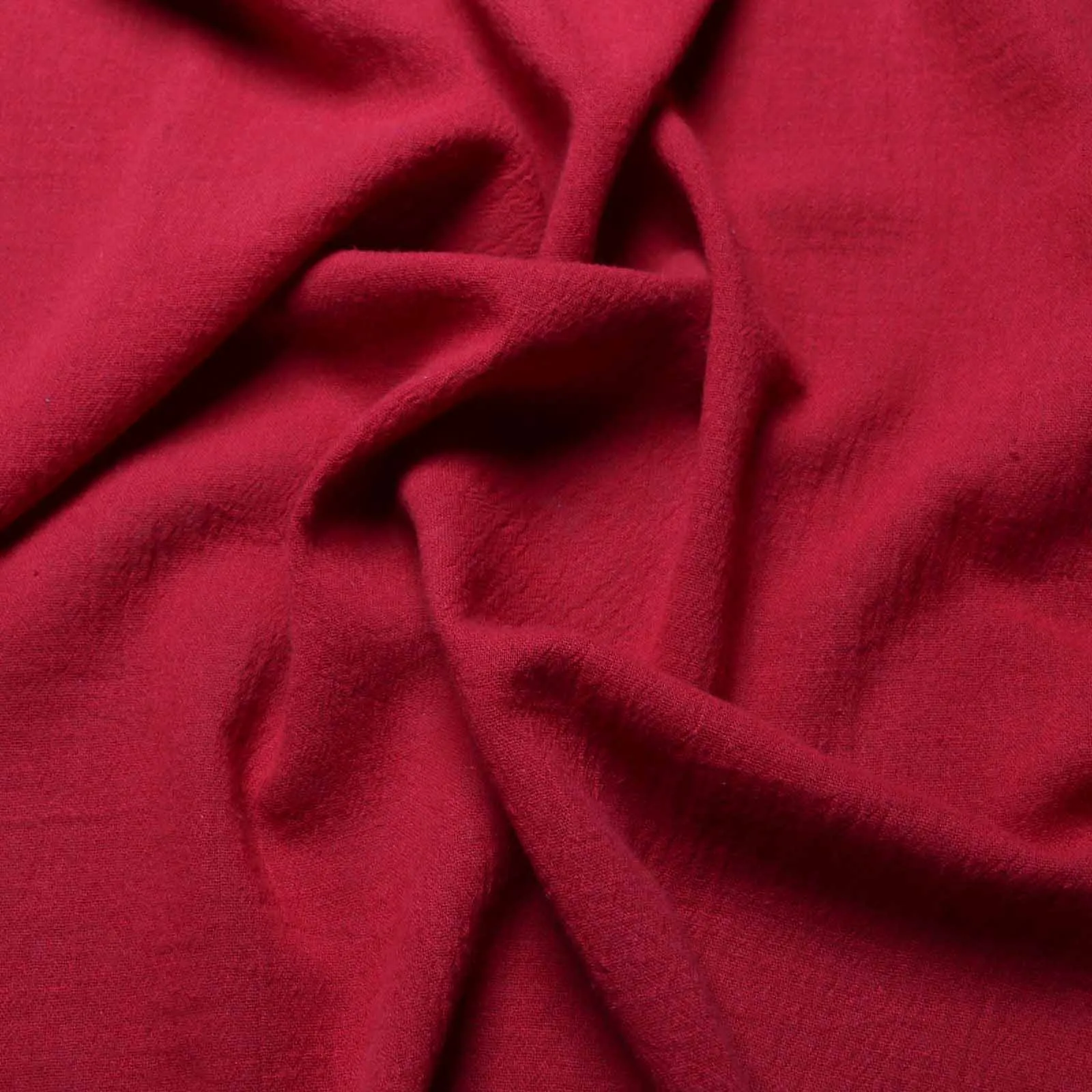 100% Cotton Gauze - Off-white, navy and red