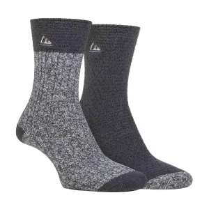 2 Pack Ladies Anti Blister Walking Boot Socks for Trekking Hiking