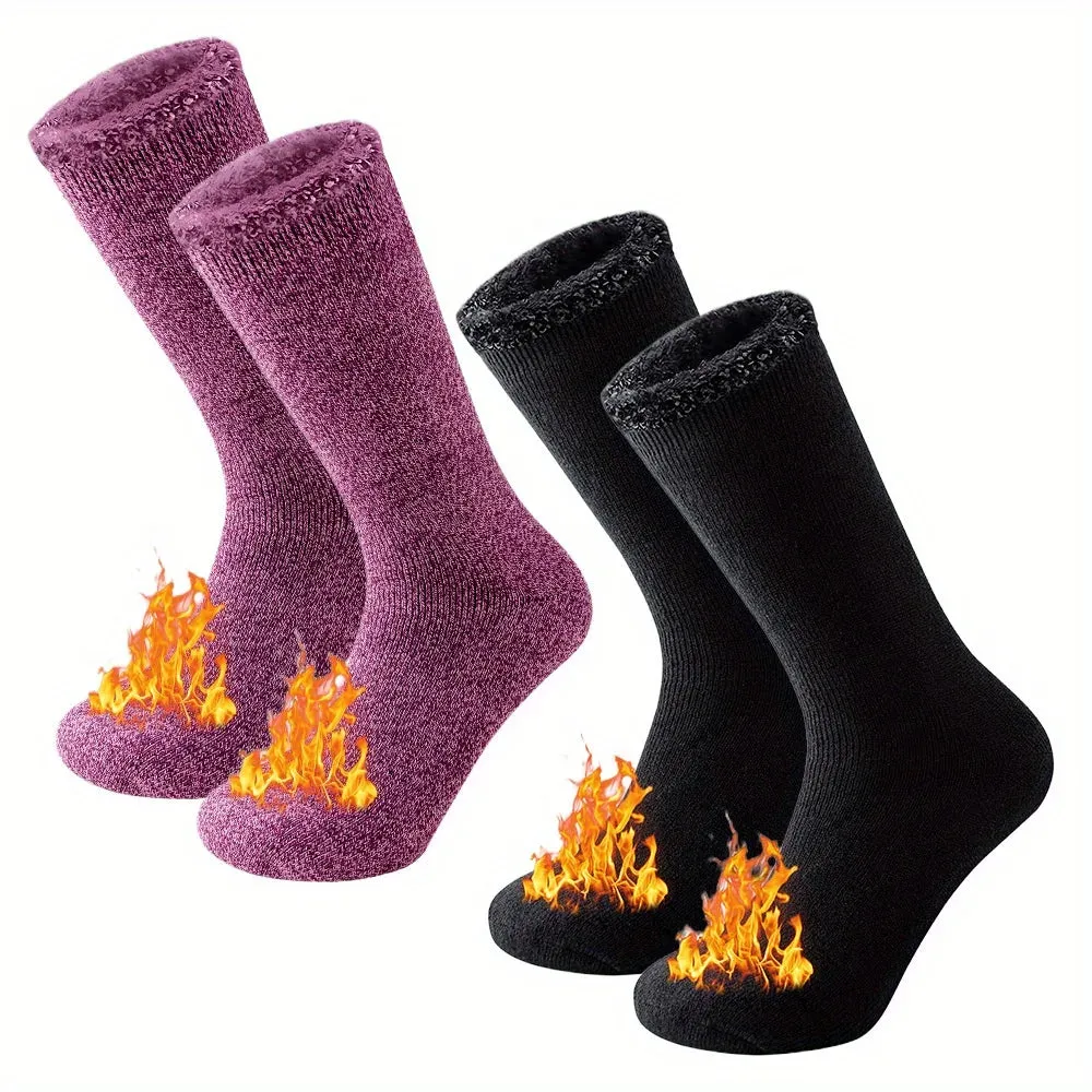 2 Pairs Pack Winter Thermal Socks