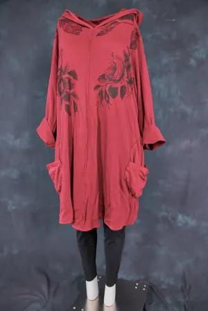 2233- Moonlit Hoodie Pullover Sangria-P