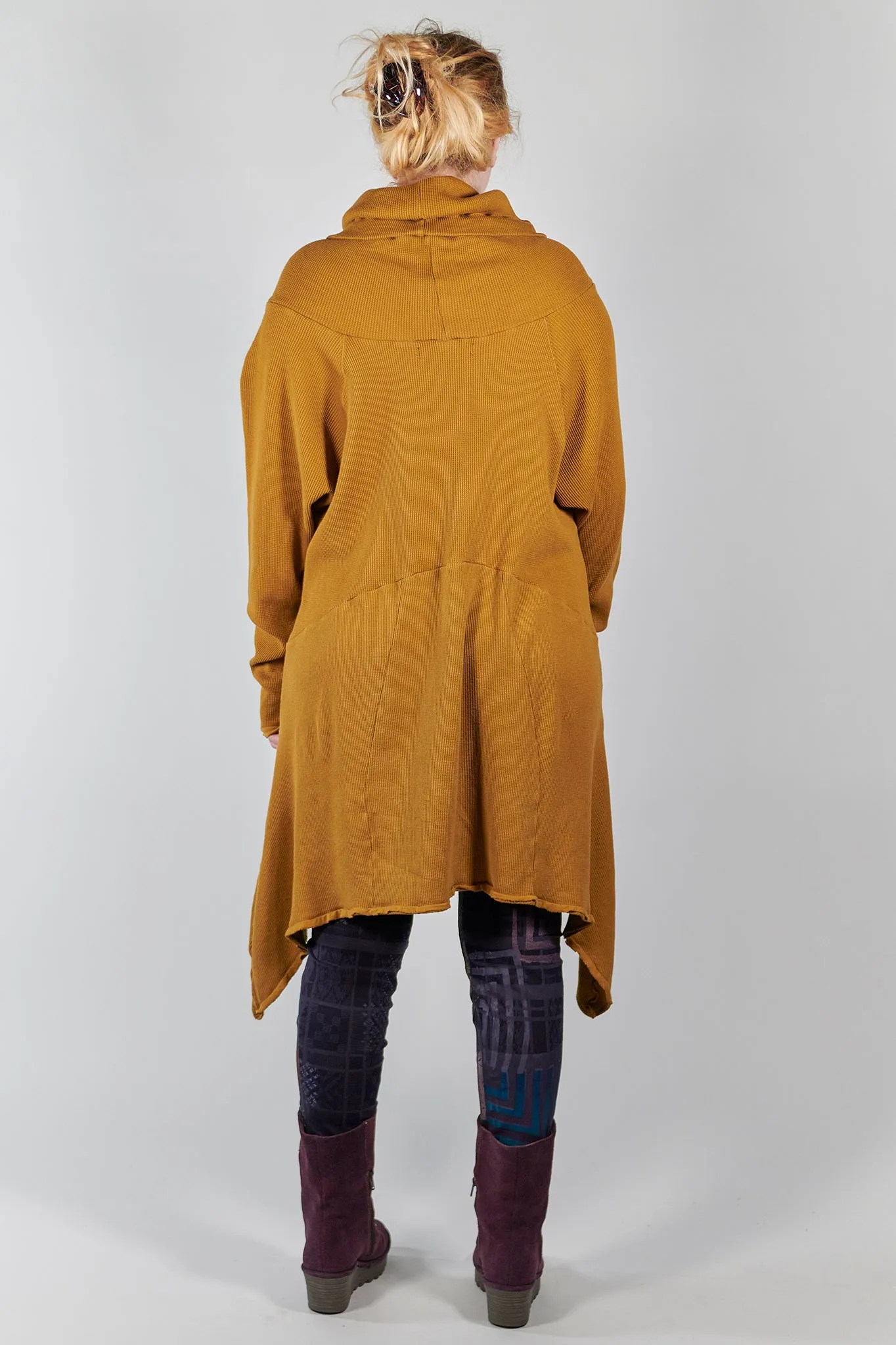 2292 Cowl Thermal Pocket Tunic Palo Santo-P