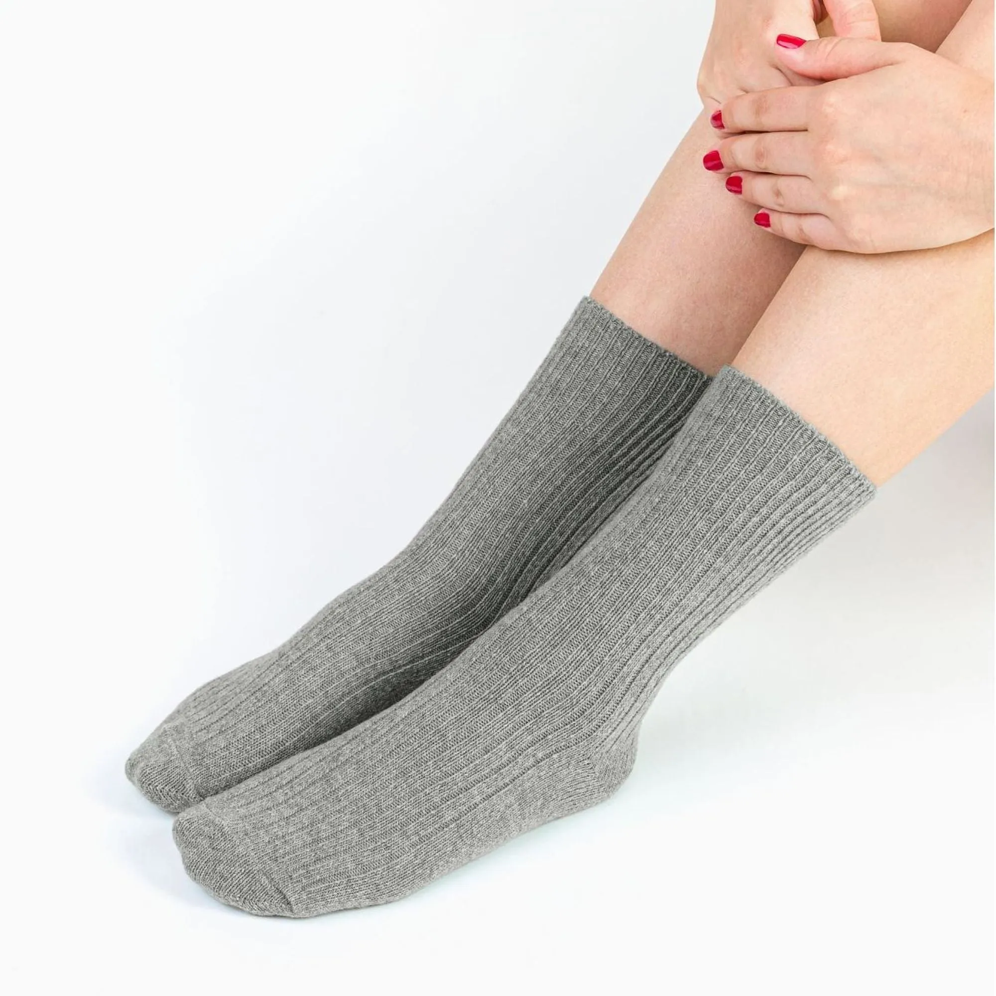 3 Pack Ladies Original Wool Dress Socks (2 Sizes)