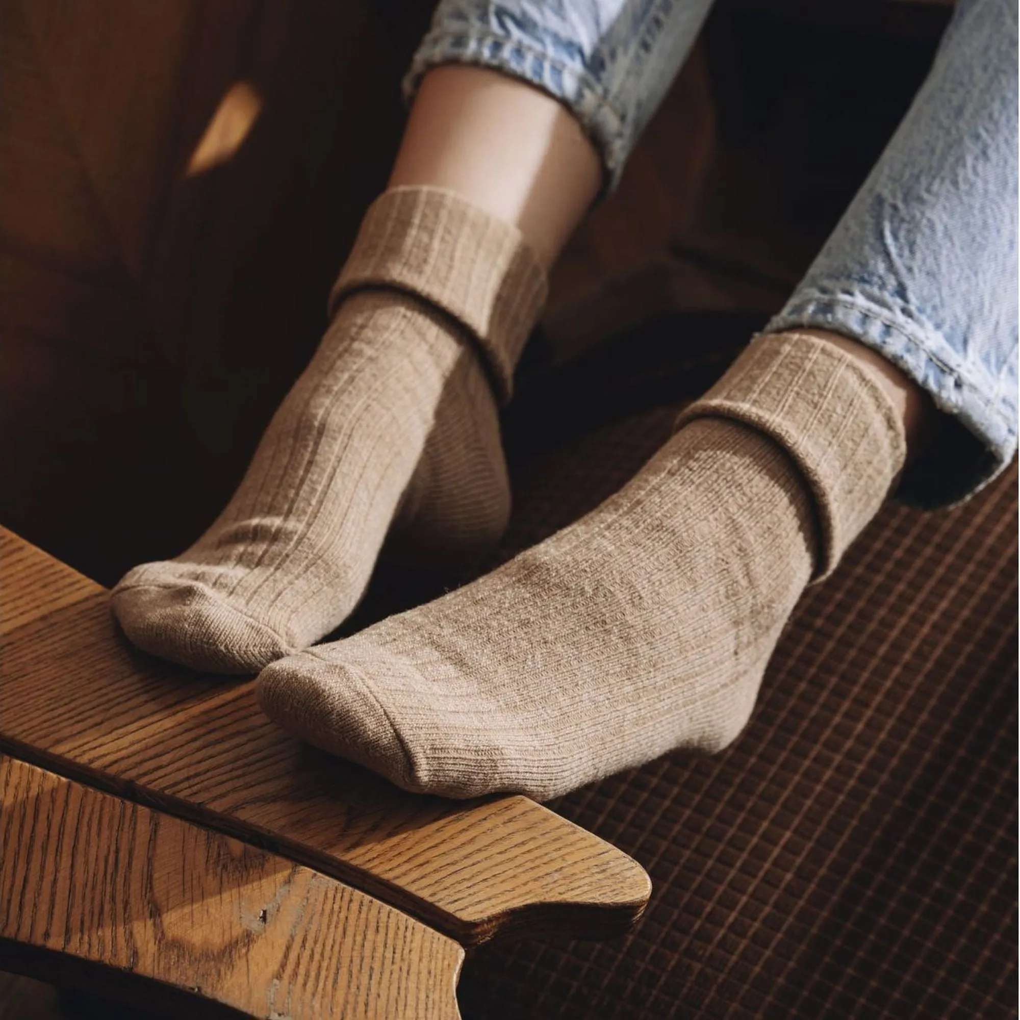 3 Pack Ladies Original Wool Dress Socks (2 Sizes)