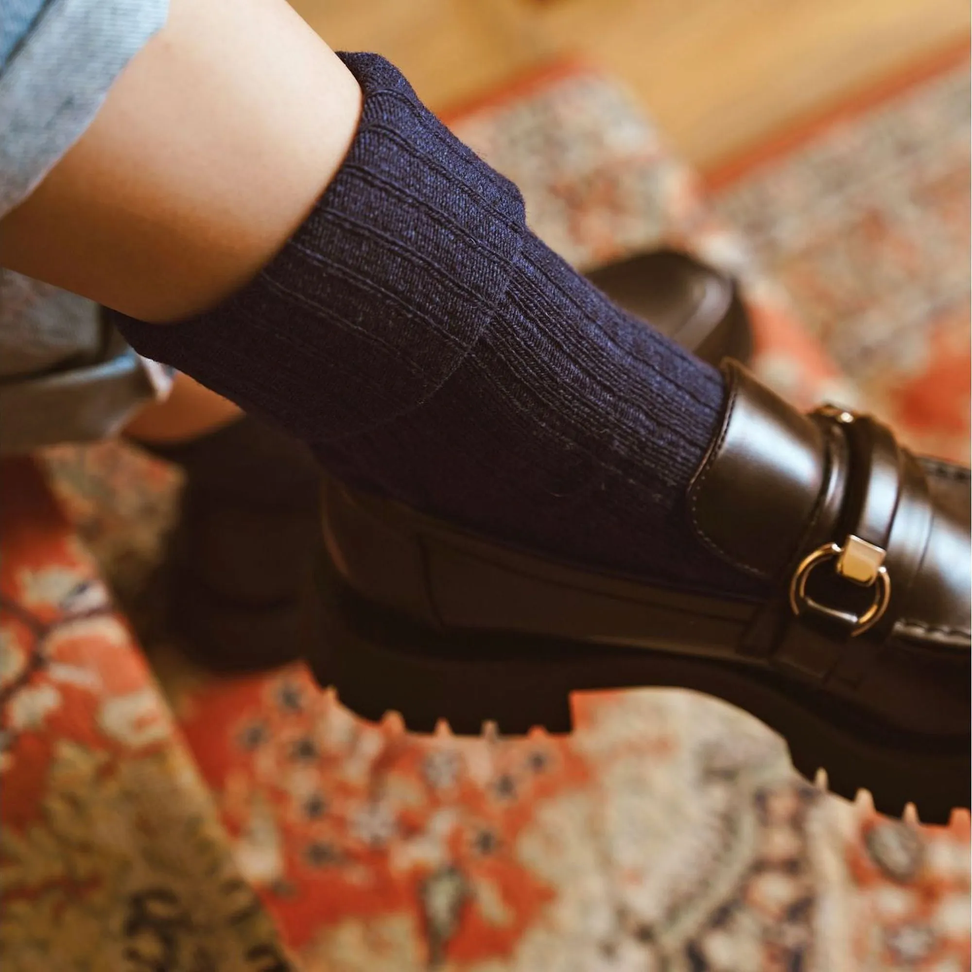 3 Pack Ladies Original Wool Dress Socks (2 Sizes)