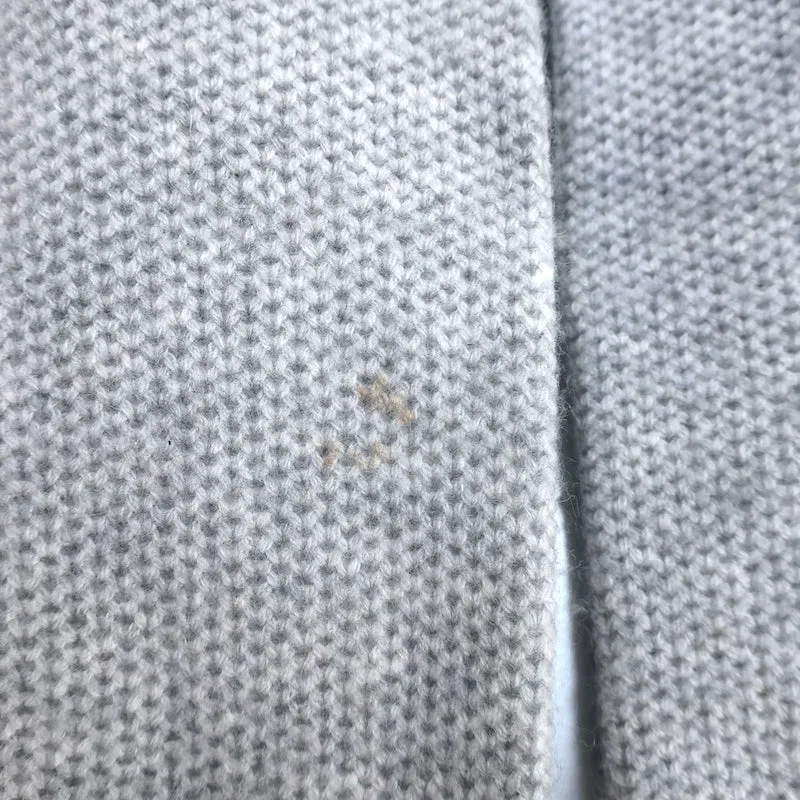 360 Cashmere Cardigan Light Gray Wool-Blend Size Small Open-Front Sweater