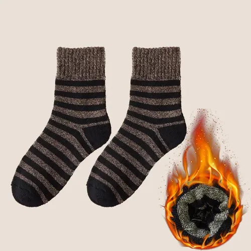 5Pairs Men Thick Winter Woolen Merino Socks for Male Towel Thermal