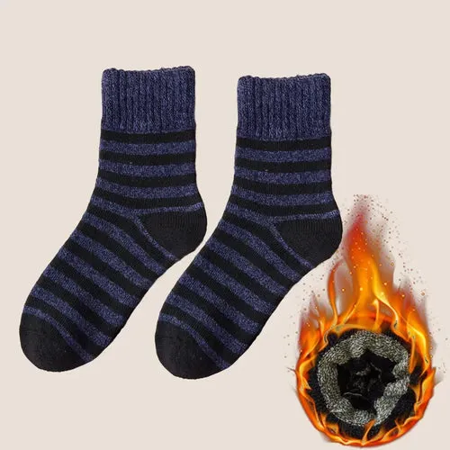 5Pairs Men Thick Winter Woolen Merino Socks for Male Towel Thermal