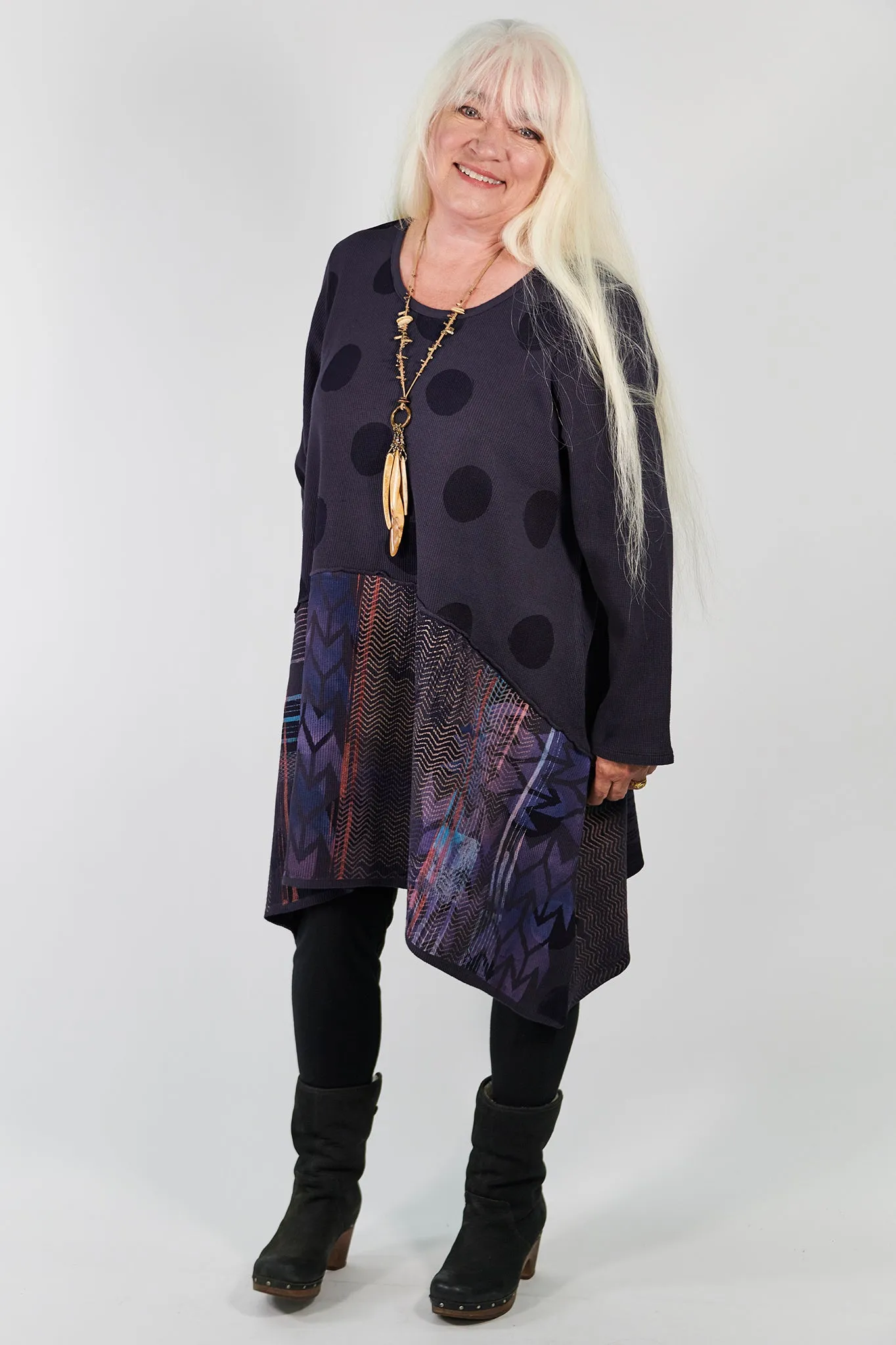 7218-Thermal Tunic Plumblack-P