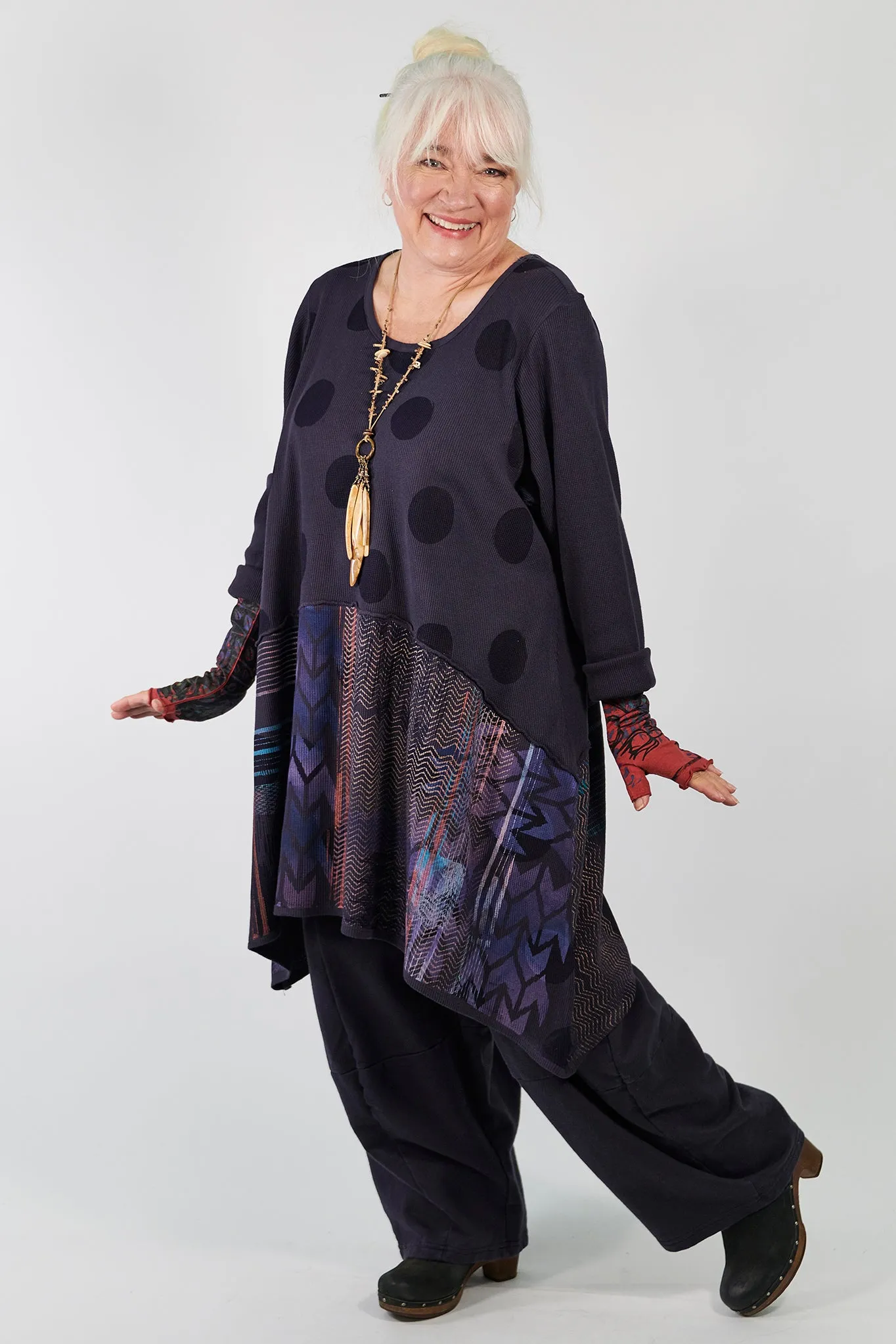 7218-Thermal Tunic Plumblack-P