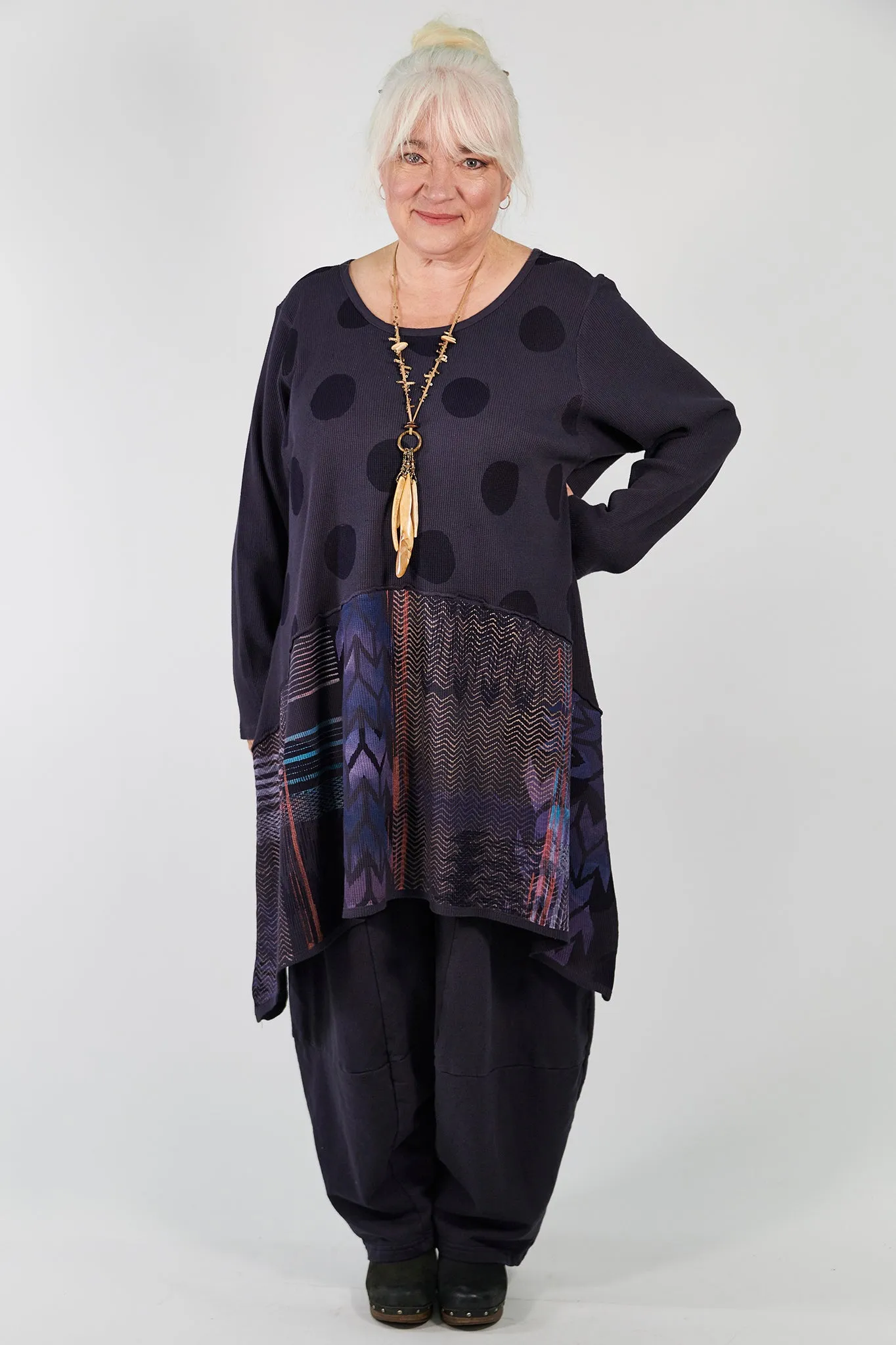 7218-Thermal Tunic Plumblack-P