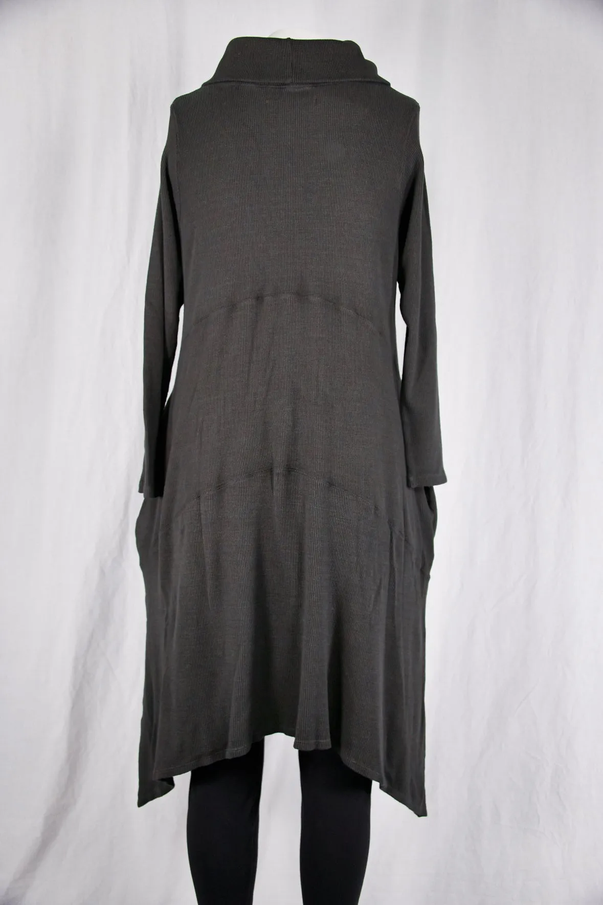7220 Druid Cowl Dress-Soot-U
