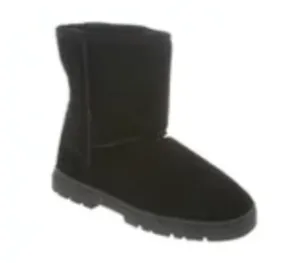 8” Black Sheepskin Boot by CLOUD NINE / RJS - Shoe Size Men 7-8-9-10-11-12-13-14-15