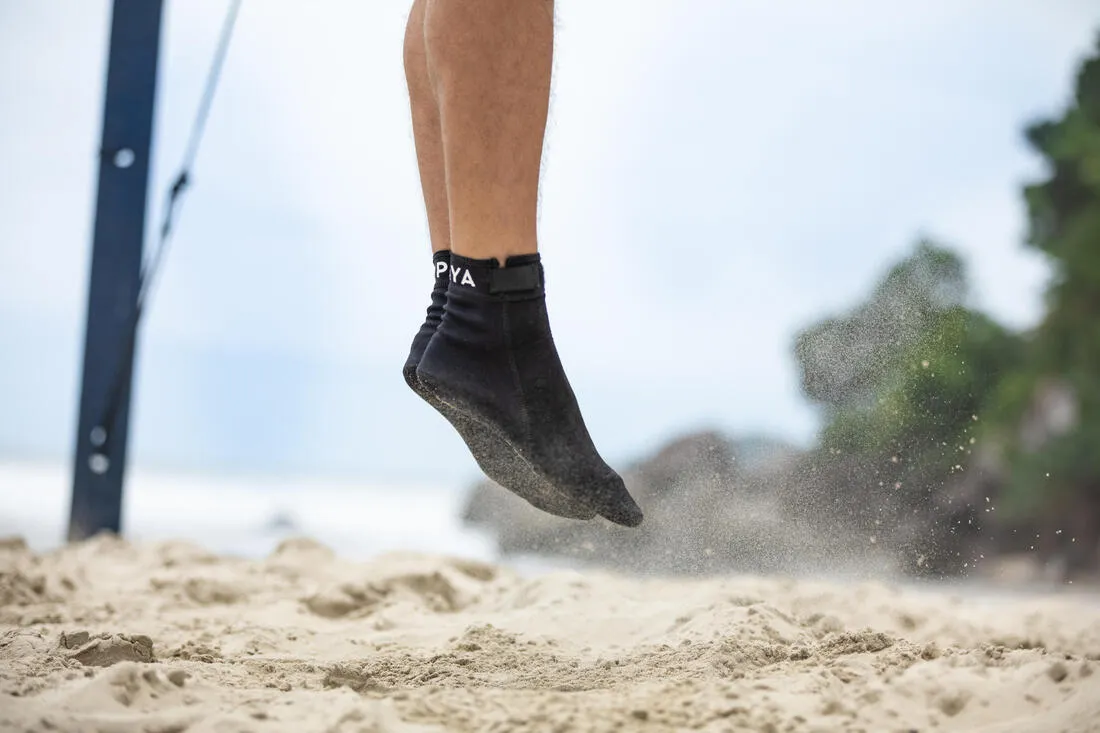 Adult Beach Volleyball Socks BVSocks500 - Black