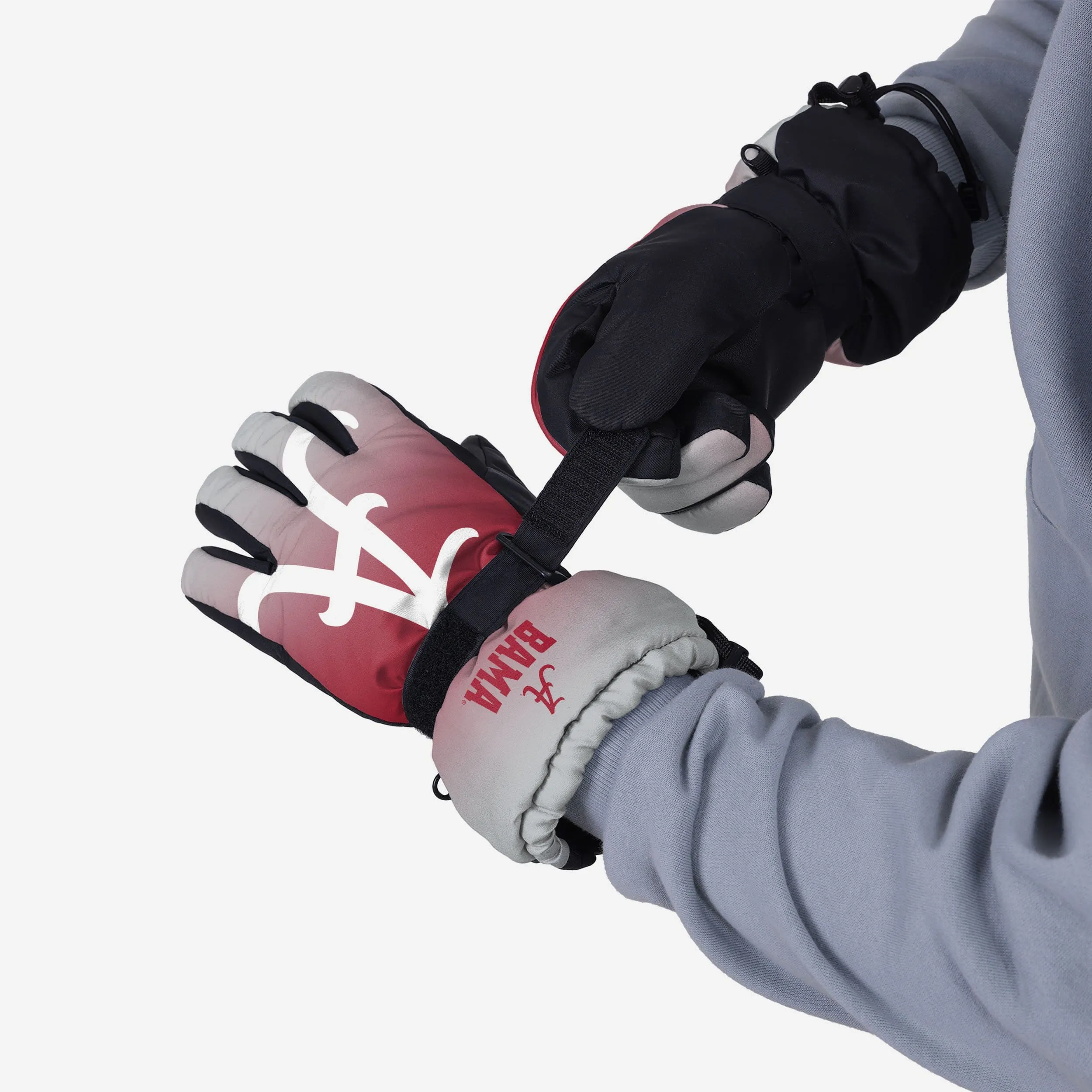 Alabama Crimson Tide Gradient Big Logo Insulated Gloves