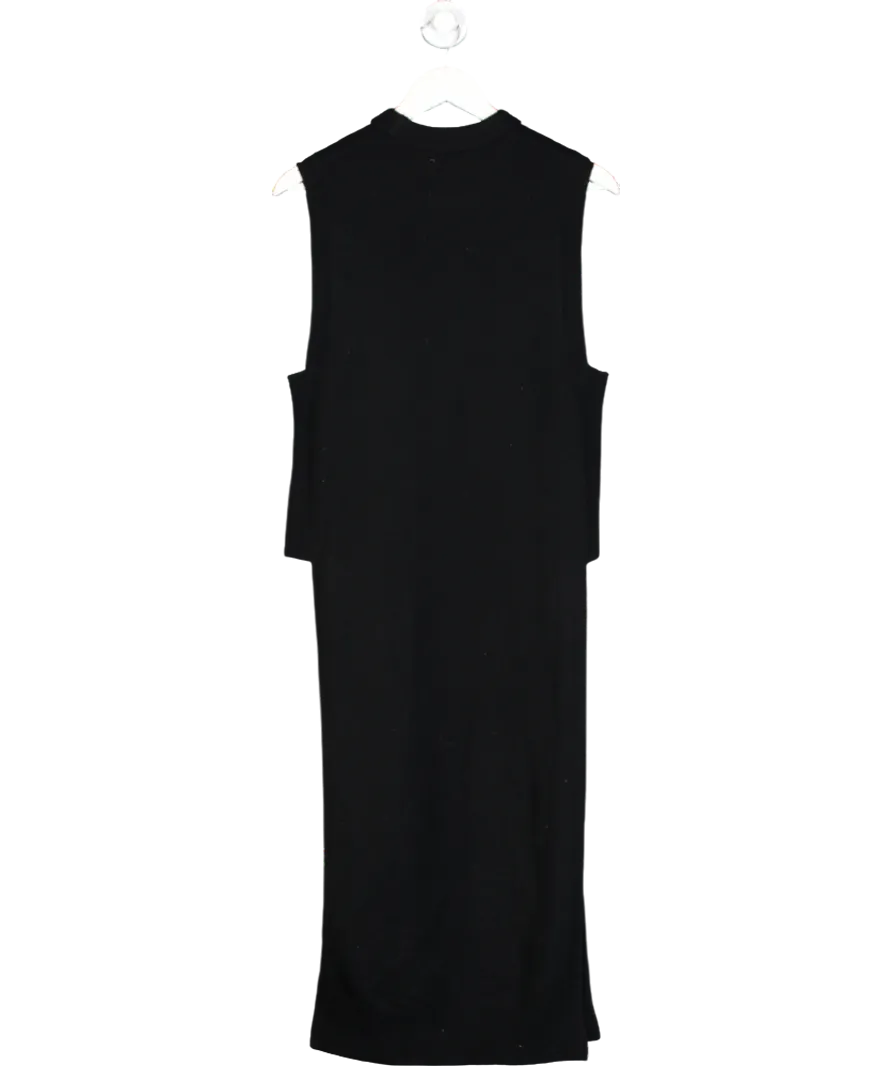 Alexander Wang Black Cashmere Blend Split Side Tunic UK XS