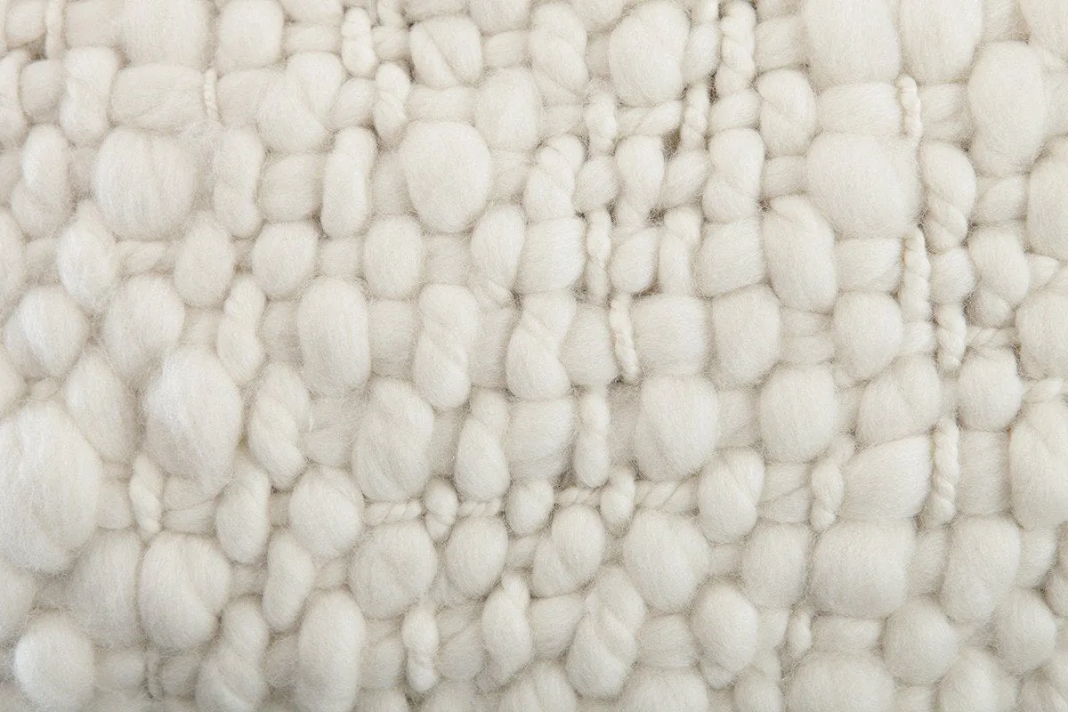 Alma Chunky Wool Square Pillow