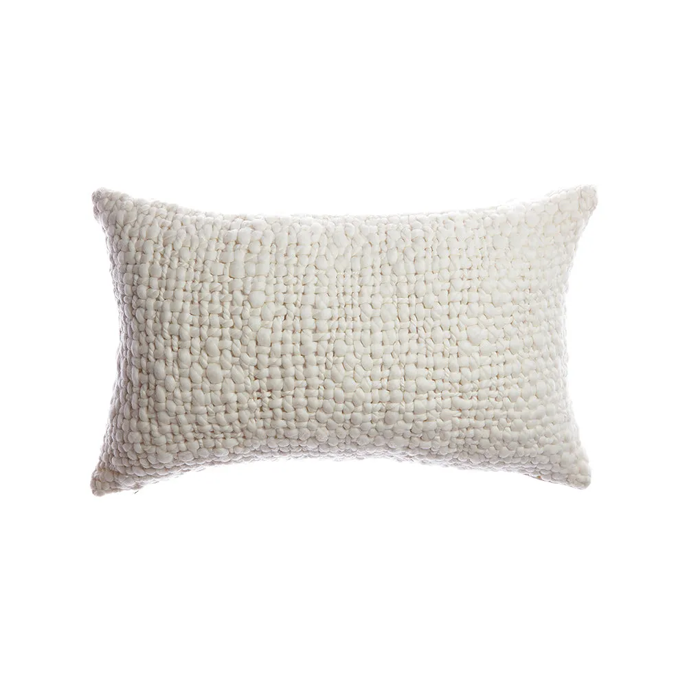 Alma Chunky Wool Square Pillow