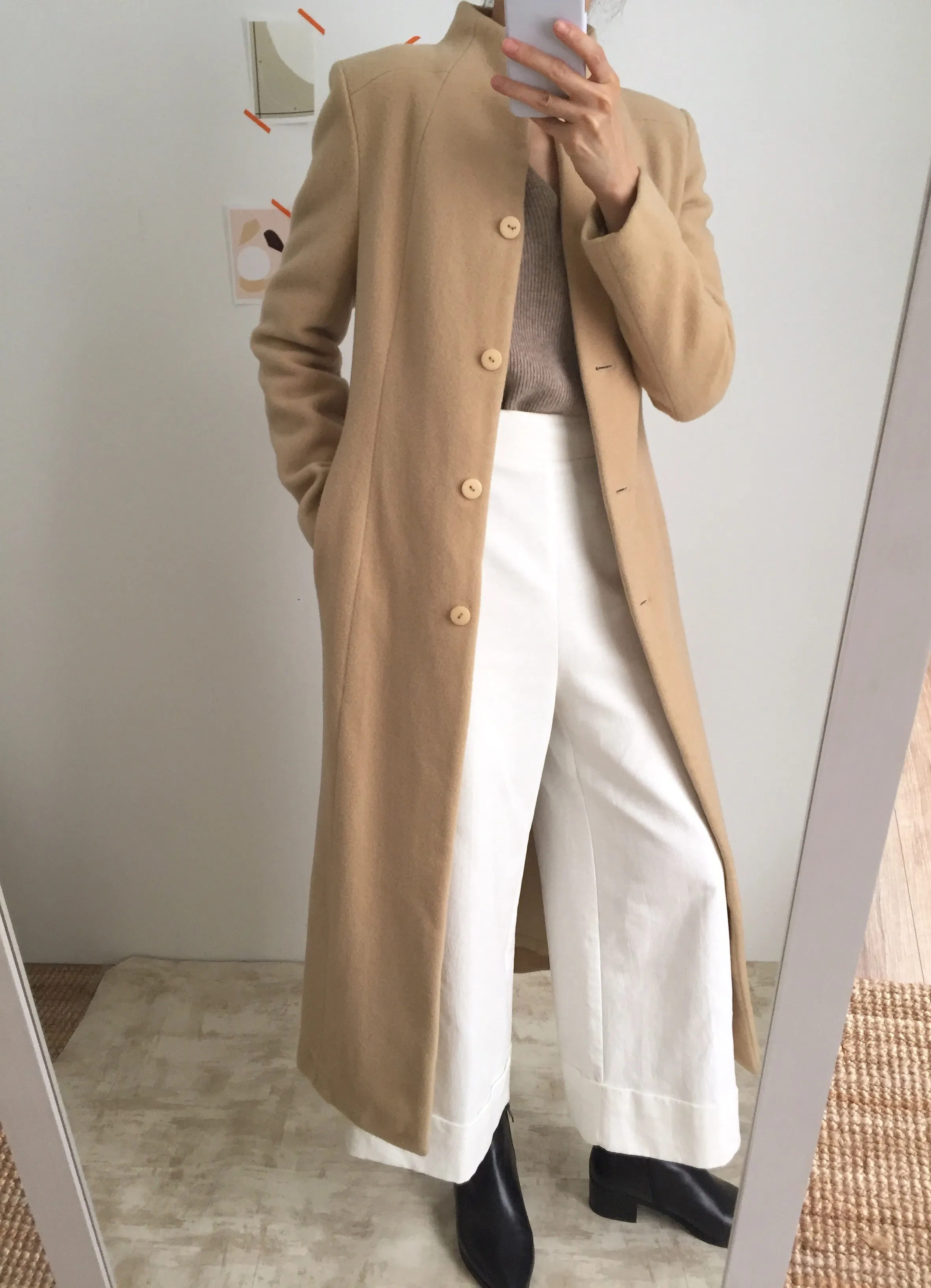 almond coat {more colours available}