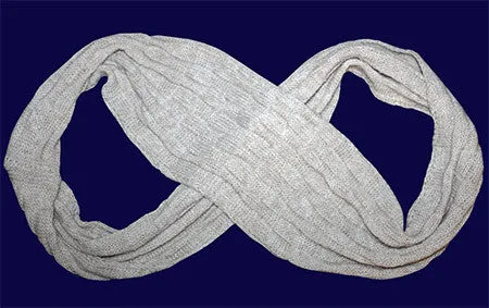 Alpaca Basketweave Infinity Scarf - One Size