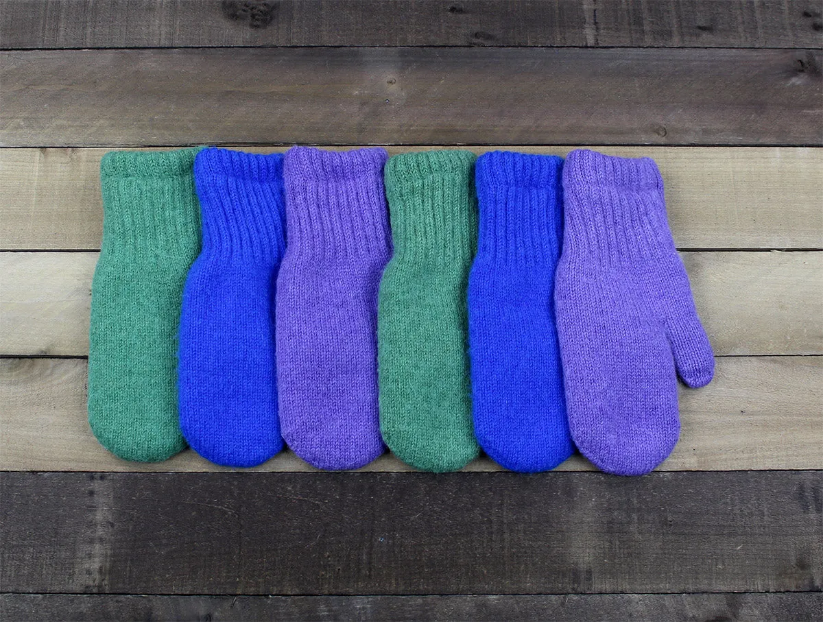 Alpaca Mittens - Boucle Lined Made in USA Small Medium Large