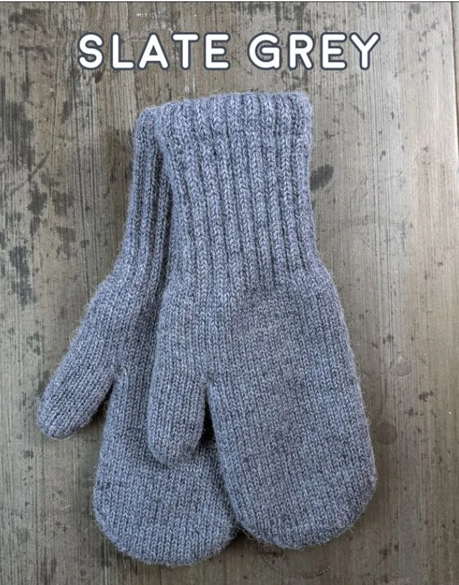 Alpaca Mittens - Boucle Lined Made in USA Small Medium Large
