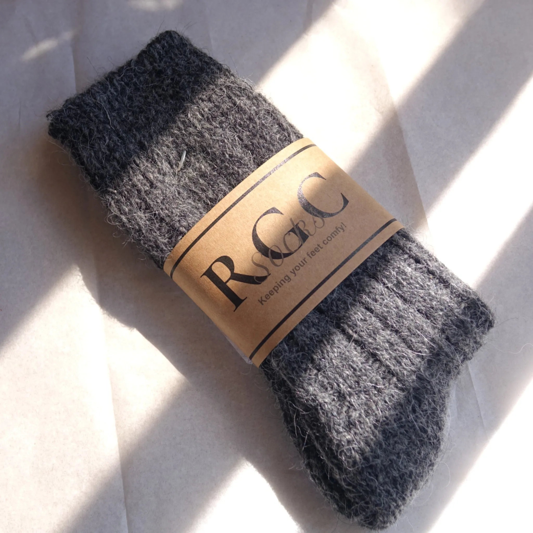 Alpaca Socks natural Wool Anthracite