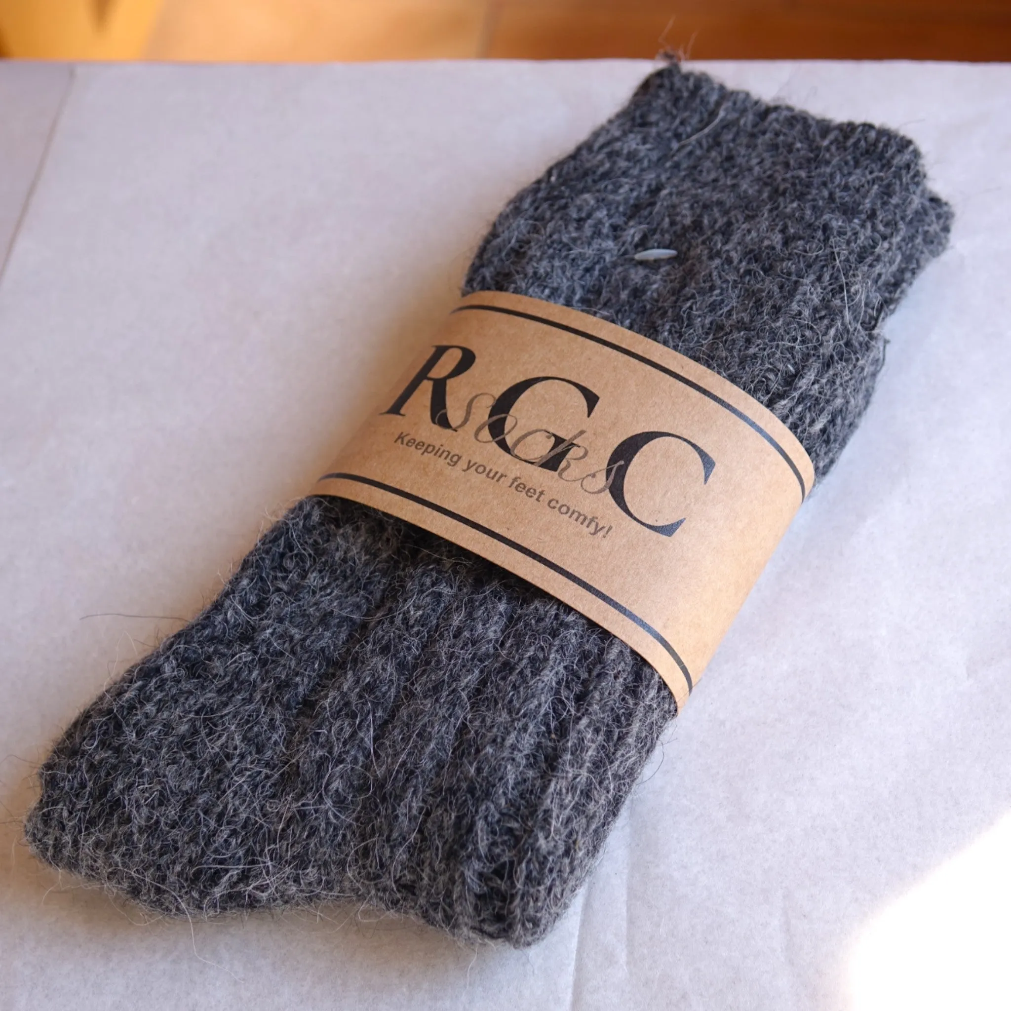 Alpaca Socks natural Wool Anthracite