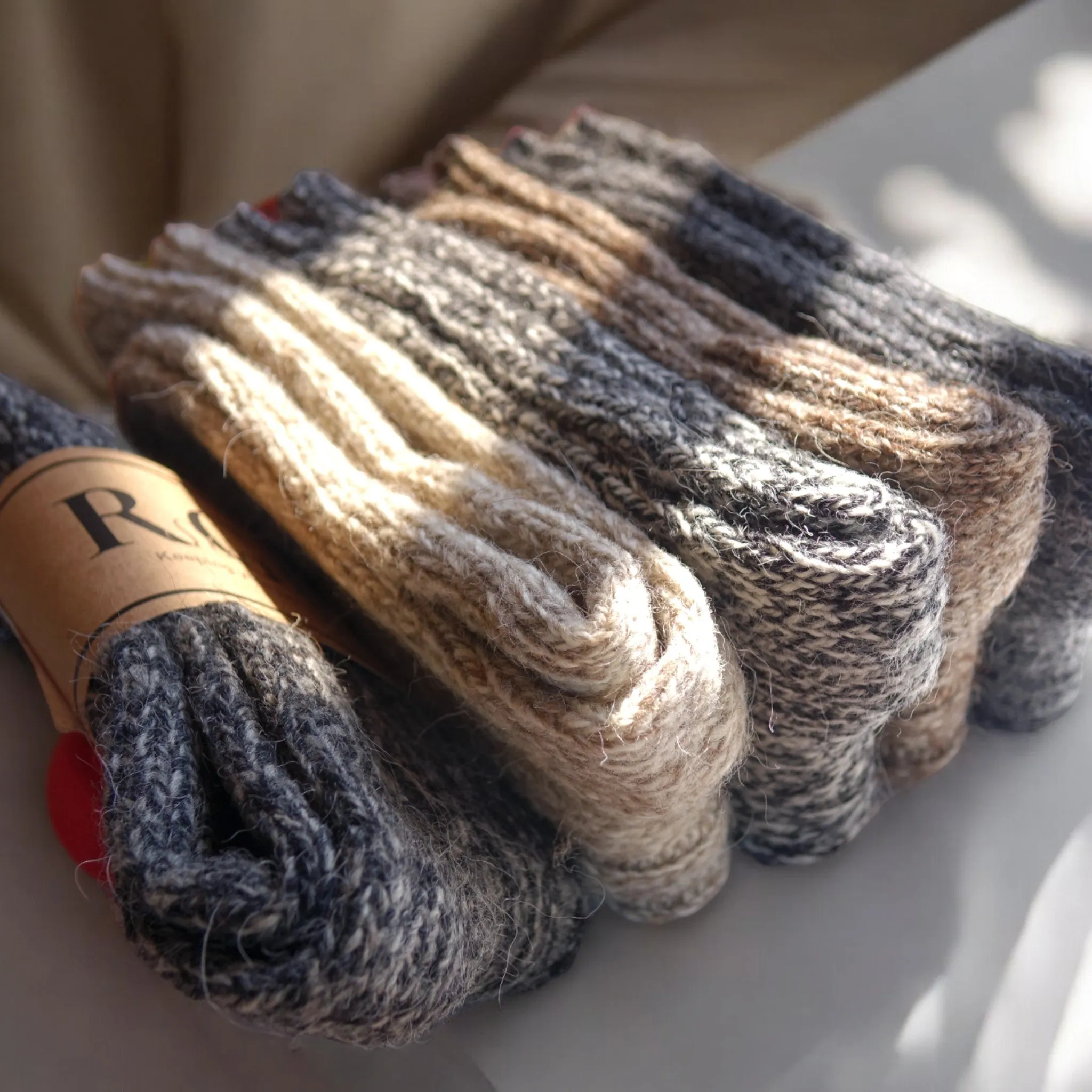 Alpaca Socks natural Wool Anthracite