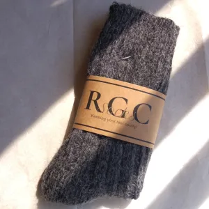 Alpaca Socks natural Wool Anthracite