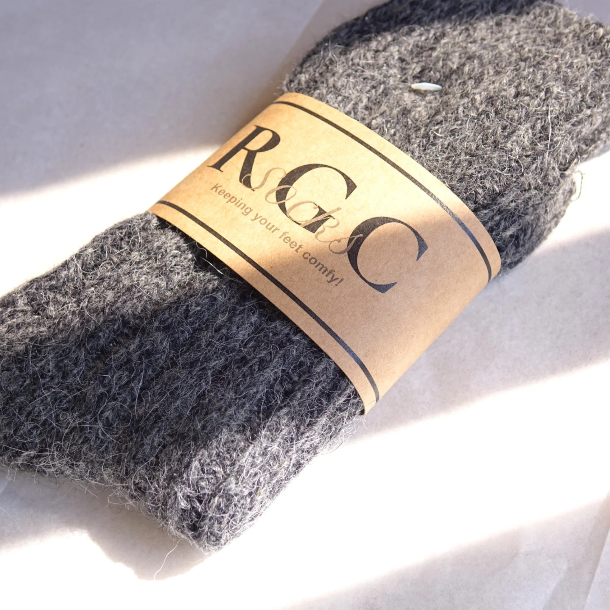 Alpaca Socks natural Wool Anthracite