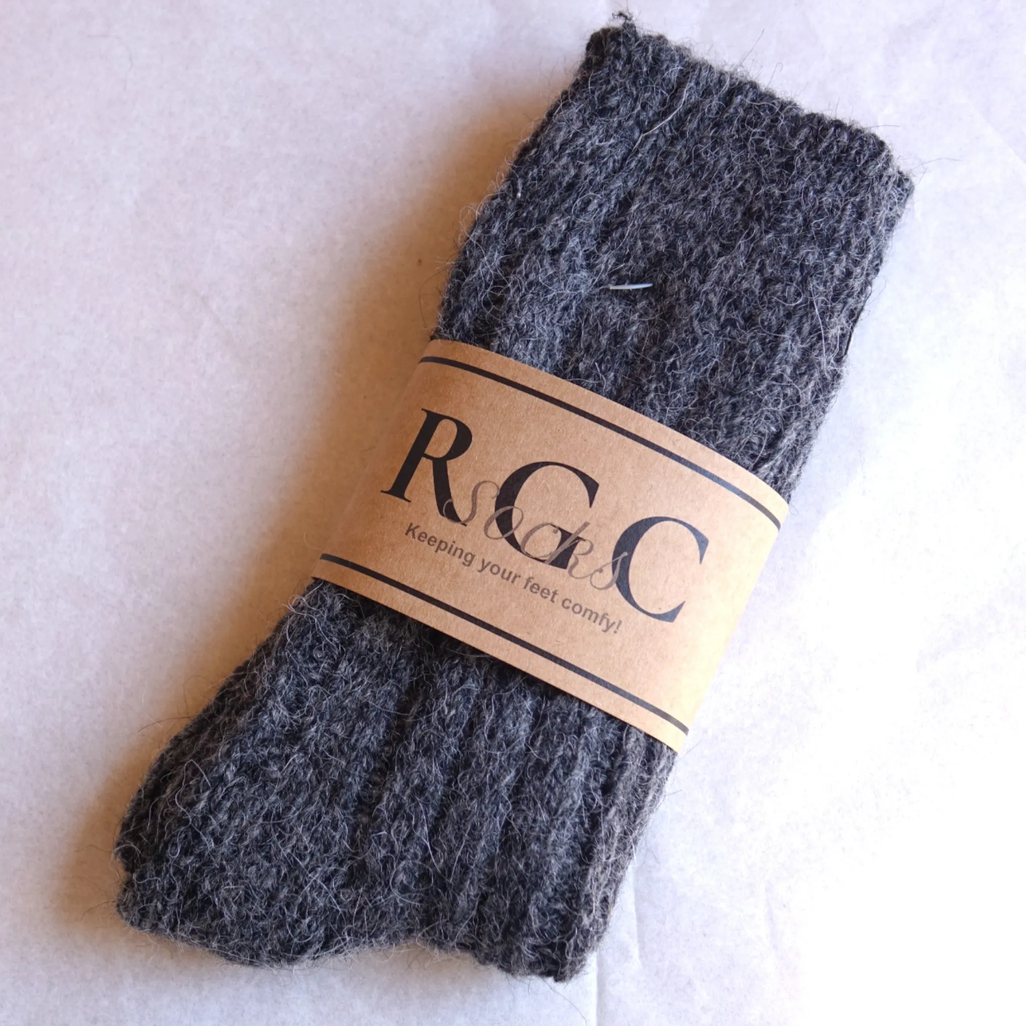 Alpaca Socks natural Wool Anthracite