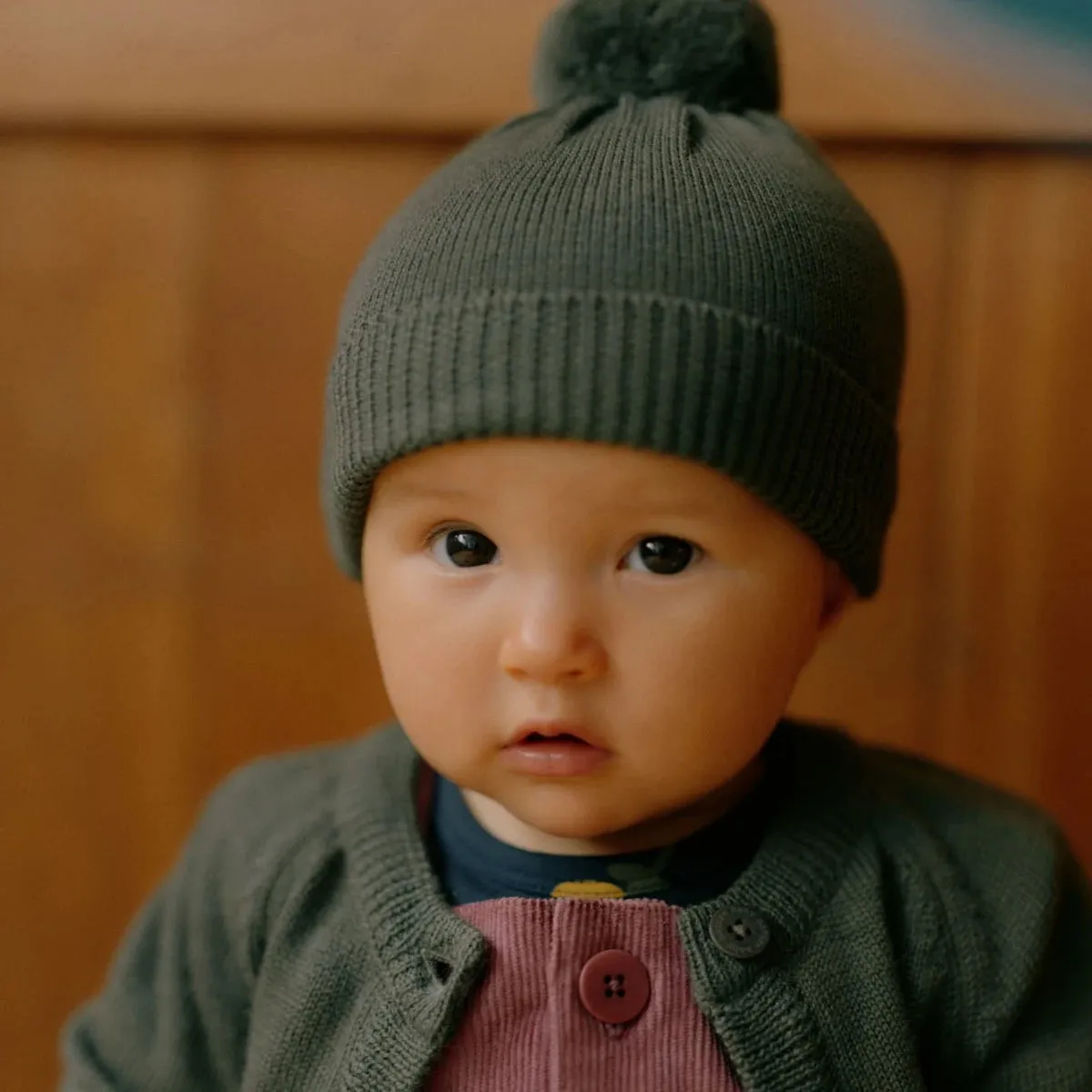 Alpine Pom Pom Beanie | Thyme