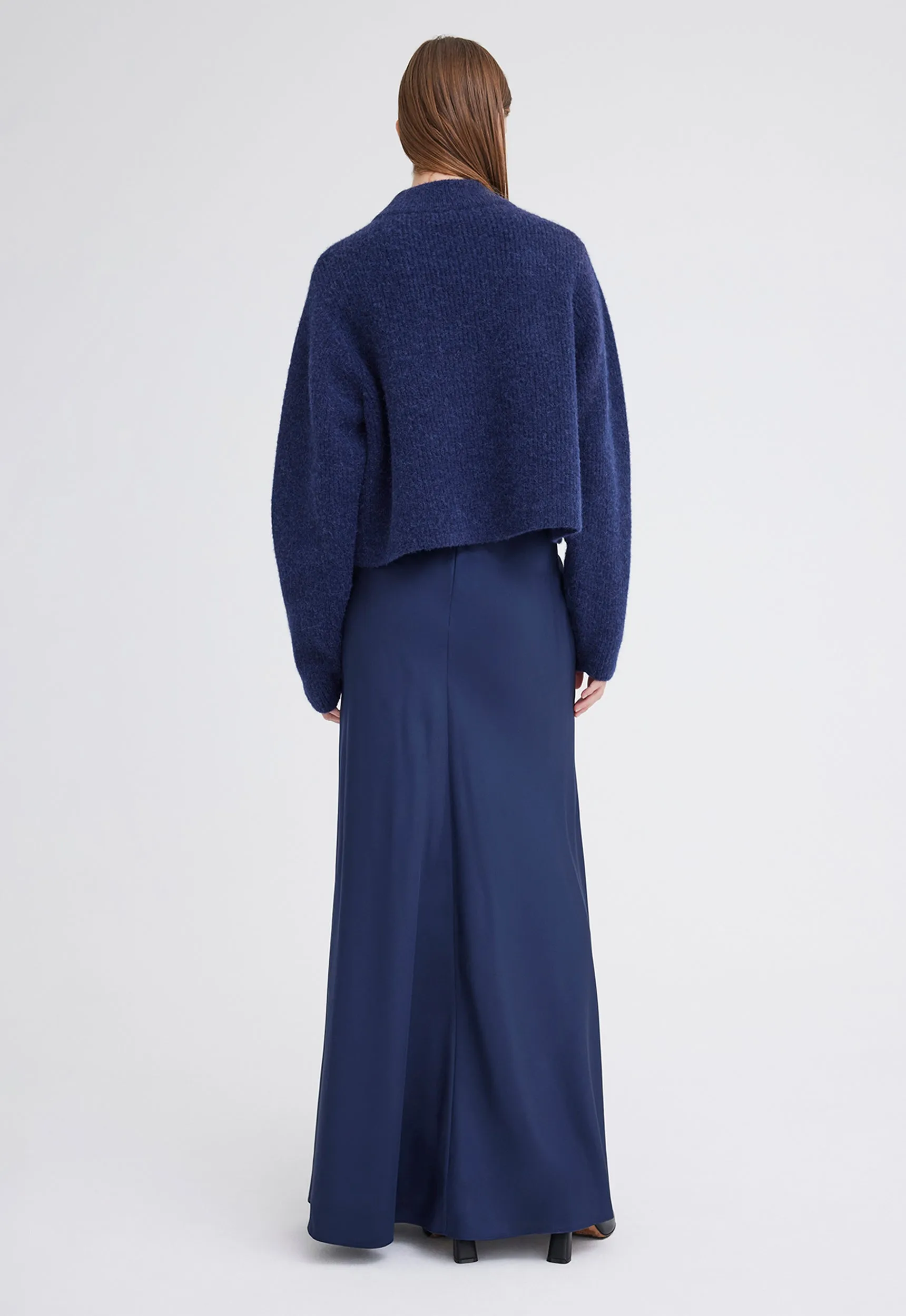 Alto Alpaca Wool Sweater - Navy