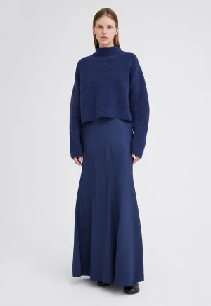 Alto Alpaca Wool Sweater - Navy
