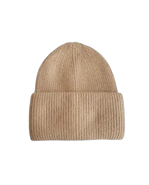 Angora SERENA beanie in camel