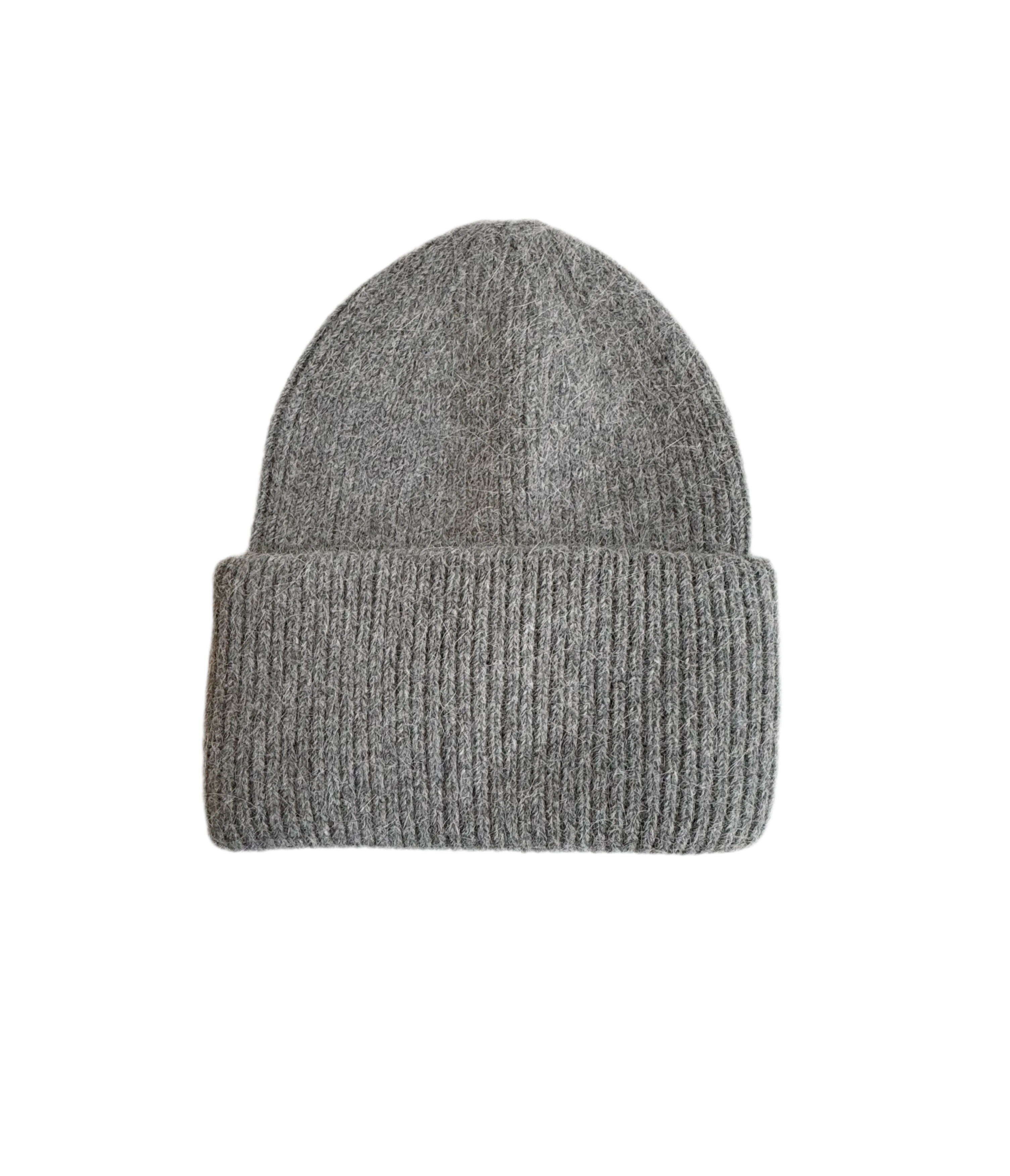 Angora SERENA beanie in grey
