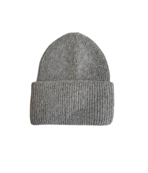 Angora SERENA beanie in grey