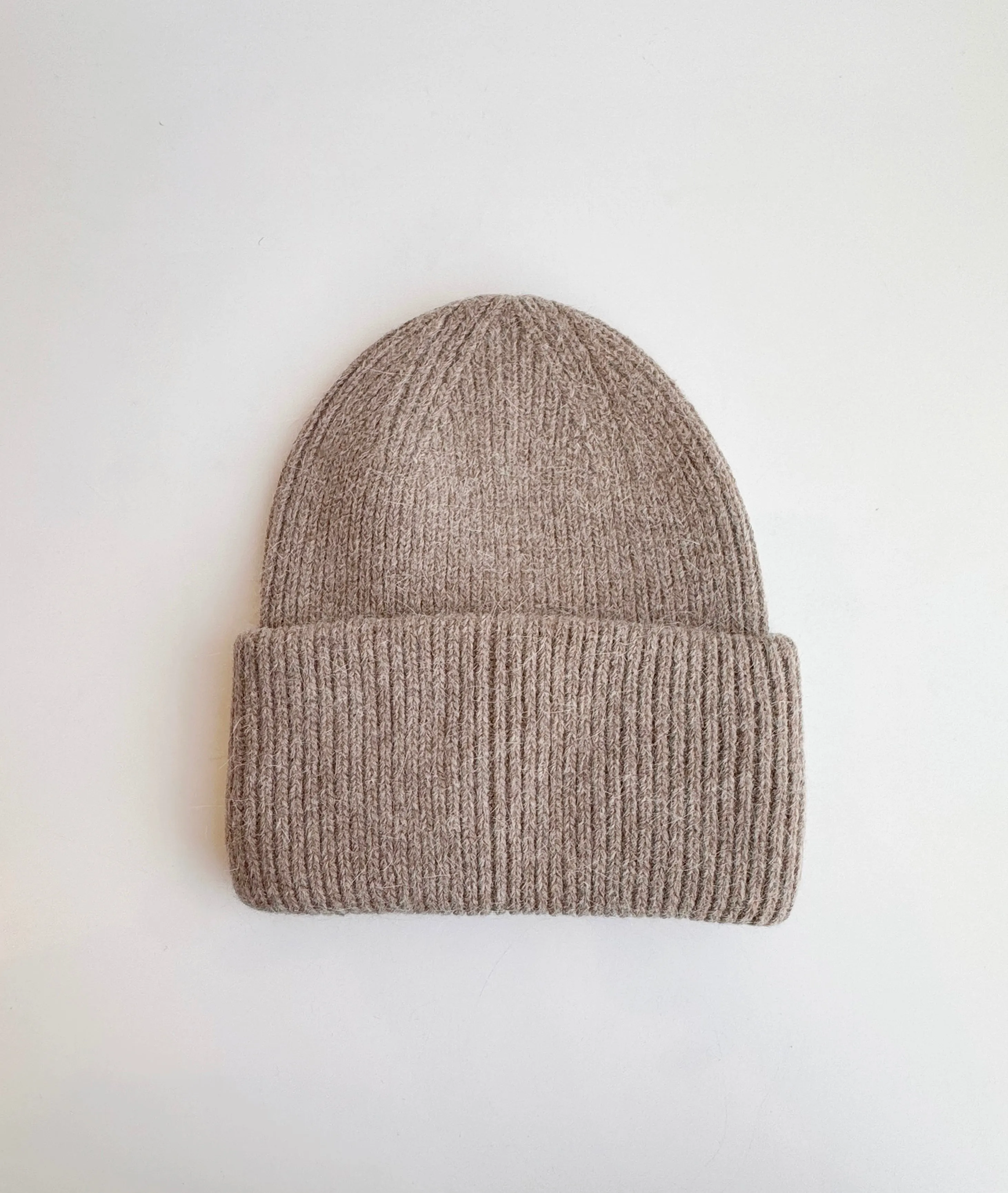 Angora SERENA beanie in mushroom