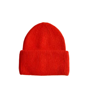 Angora SERENA beanie in orange